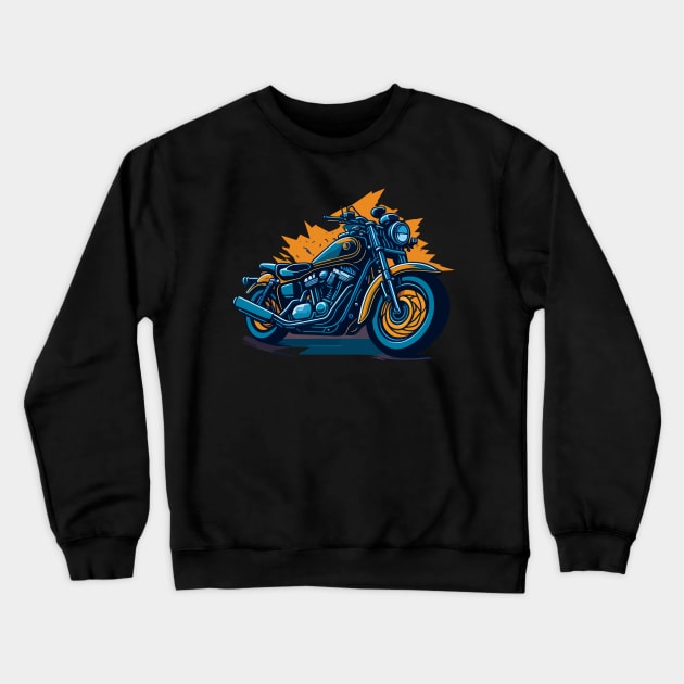 Bike Adventure Crewneck Sweatshirt by FabRonics